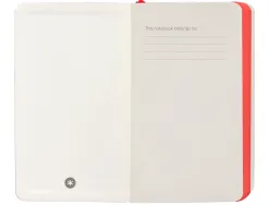 Carnet fermeture elastique rouge antartik notes couverture souple a6 papier uni ivoire 100 feuilles 80gr fsc noir