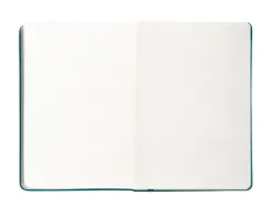 Carnet fermeture elastique antartik notes couverture rigide a4 papier uni ivoire 100 feuilles 80gr fsc vert paon