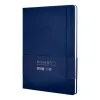 Carnet fermeture elastique antartik notes couverture rigide a4 papier uni ivoire 100 feuilles 80gr fsc bleu marine