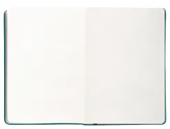 Carnet fermeture elastique antartik notes couverture rigide a5 papier uni ivoire 100 feuilles 80gr fsc vert paon