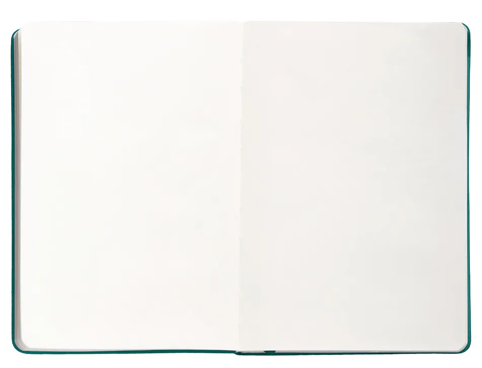 Carnet fermeture elastique antartik notes couverture rigide a5 papier uni ivoire 100 feuilles 80gr fsc vert paon