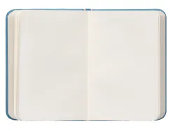 Carnet fermeture elastique antartik notes couverture rigide a7 papier uni ivoire 80feuilles 80gr fsc bleu ciel