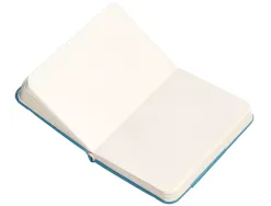 Carnet fermeture elastique antartik notes couverture rigide a7 papier uni ivoire 80feuilles 80gr fsc bleu ciel