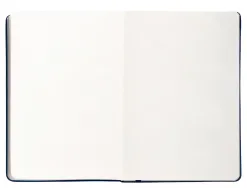 Carnet fermeture elastique antartik notes couverture rigide a5 papier uni ivoire 100 feuilles 80gr fsc bleu marine