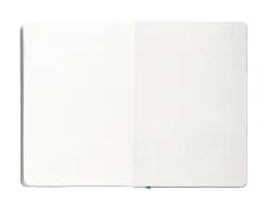 Carnet fermeture elastique antartik notes couverture souple a5 papier uni ivoire 100 feuilles 80gr fsc turquoise
