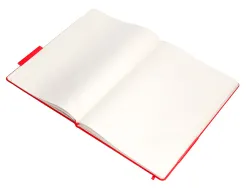 Carnet fermeture elastique antartik notes couverture rigide a4 papier uni ivoire 100 feuilles 80gr fsc coloris rouge