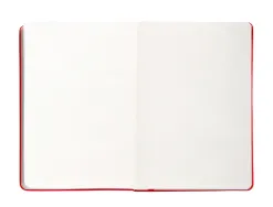 Carnet fermeture elastique antartik notes couverture rigide a4 papier uni ivoire 100 feuilles 80gr fsc coloris rouge