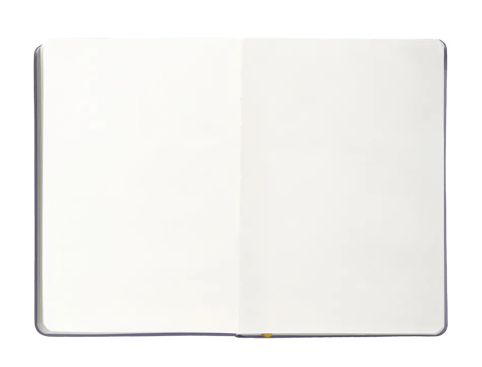 Carnet fermeture elastique jaune antartik notes couverture rigide a4 papier uni ivoire 100 feuilles 80gr fsc lilas