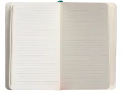 Carnet fermeture elastique antartik notes couverture souple a6 ligne 100 feuilles 80gr fsc coloris vert paon