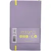 Carnet fermeture elastique jaune antartik notes couverture rigide a6 ligne 100 feuilles 80gr fsc coloris lilas