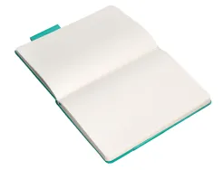 Carnet fermeture elastique antartik notes couverture rigide a5 papier uni ivoire 100 feuilles 80gr fsc turquoise