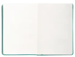 Carnet fermeture elastique antartik notes couverture rigide a5 papier uni ivoire 100 feuilles 80gr fsc turquoise