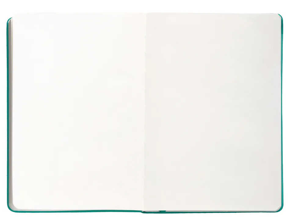 Carnet fermeture elastique antartik notes couverture rigide a5 papier uni ivoire 100 feuilles 80gr fsc turquoise