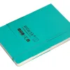 Carnet fermeture elastique antartik notes couverture souple a5 ligne 100 feuilles 80gr fsc coloris turquoise