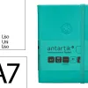 Carnet fermeture elastique antartik notes couverture rigide a7 papier uni ivoire 80 feuilles 80gr fsc turquoise