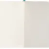 Carnet fermeture elastique antartik notes couverture souple a6 papier uni ivoire 100 feuilles 80gr fsc vert paon