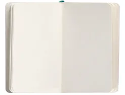 Carnet fermeture elastique antartik notes couverture souple a6 papier uni ivoire 100 feuilles 80gr fsc vert paon
