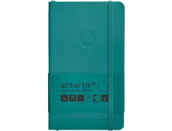 Carnet fermeture elastique antartik notes couverture souple a6 papier uni ivoire 100 feuilles 80gr fsc vert paon