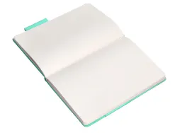 Carnet fermeture elastique rose antartik notes couverture rigide a5 papier uni ivoire 100 feuilles 80gr fsc turquoise
