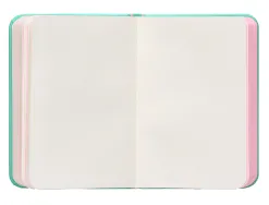 Carnet fermeture elastique rose antartik notes couverture rigide a7 papier uni ivoire 80 feuilles 80gr fsc turquoise