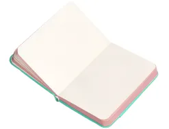 Carnet fermeture elastique rose antartik notes couverture rigide a7 papier uni ivoire 80 feuilles 80gr fsc turquoise