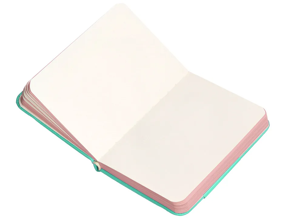 Carnet fermeture elastique rose antartik notes couverture rigide a7 papier uni ivoire 80 feuilles 80gr fsc turquoise