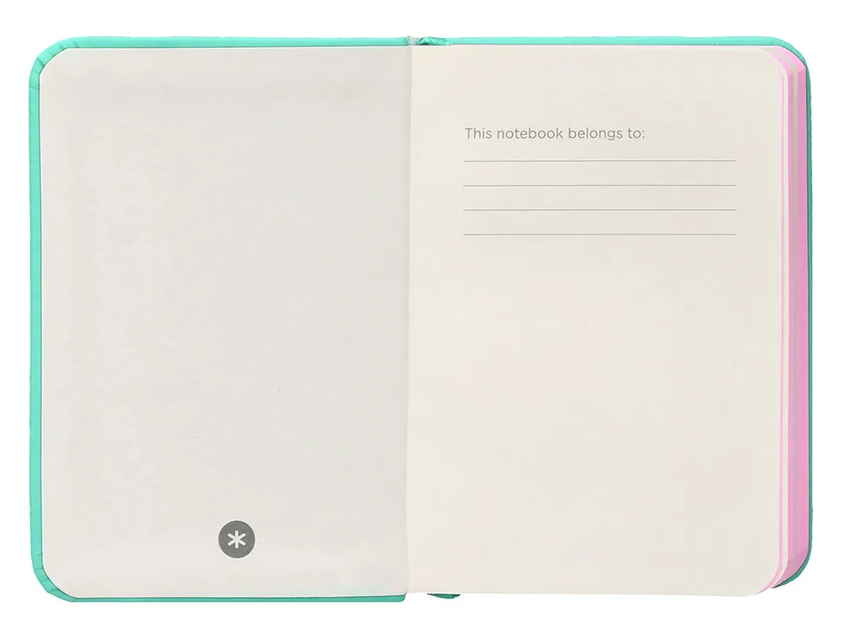 Carnet fermeture elastique rose antartik notes couverture rigide a7 papier uni ivoire 80 feuilles 80gr fsc turquoise