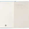 Carnet fermeture elastique antartik notes couverture rigide a6 ligne 100 feuilles 80gr fsc coloris bleu ciel