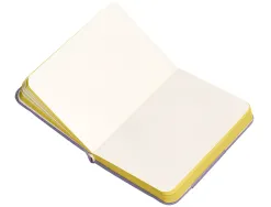 Carnet fermeture elastique jaune antartik notes couverture rigide a7 papier uni ivoire 80 feuilles 80gr fsc lilas