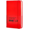 Carnet fermeture elastique antartik notes couverture rigide a6 papier uni ivoire 100 feuilles 80gr fsc coloris rouge