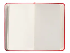 Carnet fermeture elastique antartik notes couverture rigide a6 papier uni ivoire 100 feuilles 80gr fsc coloris rouge