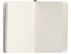 Carnet fermeture elastique antartik notes couverture souple a6 papier uni ivoire 100 feuilles 80gr fsc coloris noir