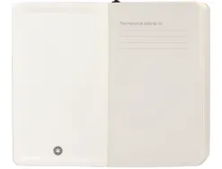 Carnet fermeture elastique antartik notes couverture souple a6 papier uni ivoire 100 feuilles 80gr fsc coloris noir