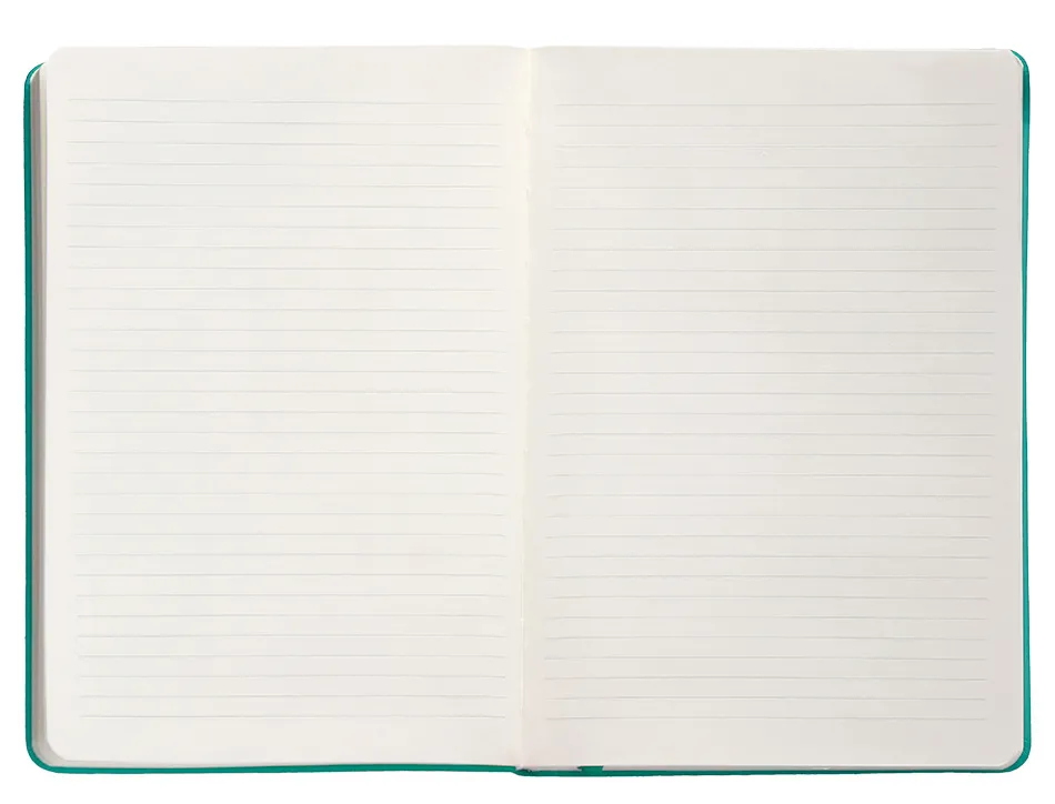 Carnet fermeture elastique antartik notes couverture rigide a5 ligne 100 feuilles 80gr fsc coloris turquoise