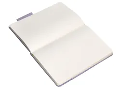 Carnet fermeture elastique jaune antartik notes couverture rigide a5 papier uni ivoire 100 feuilles 80gr fsc lilas