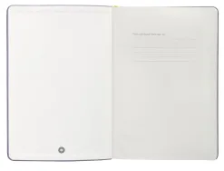 Carnet fermeture elastique jaune antartik notes couverture rigide a5 papier uni ivoire 100 feuilles 80gr fsc lilas