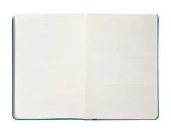 Carnet fermeture elastique antartik notes couverture rigide a4 ligne 100 feuilles 80gr fsc coloris vert paon