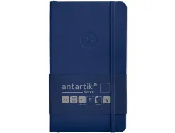 Carnet fermeture elastique antartik notes couverture souple a6 papier uni ivoire 100 feuilles 80gr fsc bleu marine