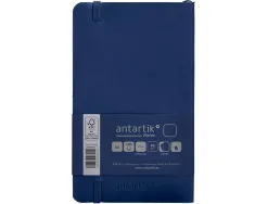 Carnet fermeture elastique antartik notes couverture souple a6 papier uni ivoire 100 feuilles 80gr fsc bleu marine