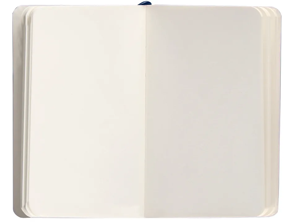 Carnet fermeture elastique antartik notes couverture souple a6 papier uni ivoire 100 feuilles 80gr fsc bleu marine