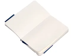 Carnet fermeture elastique antartik notes couverture souple a6 papier uni ivoire 100 feuilles 80gr fsc bleu marine