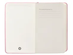 Carnet fermeture elastique antartik notes couverture rigide a6 ligne 100 feuilles 80gr fsc coloris rose pastel