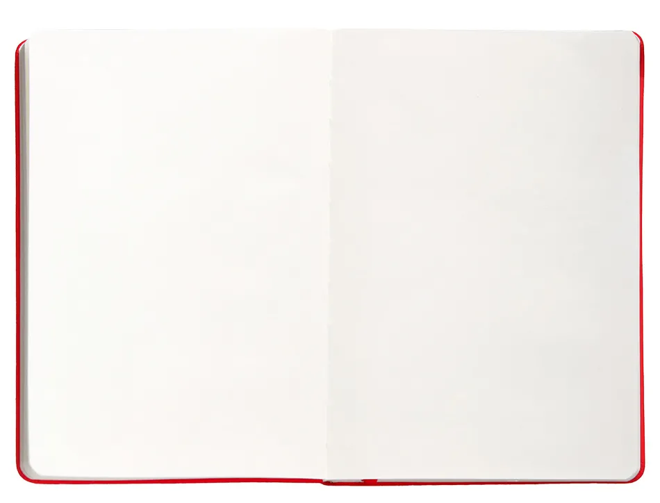 Carnet fermeture elastique antartik notes couverture rigide a5 papier uni ivoire 100 feuilles 80gr fsc coloris rouge