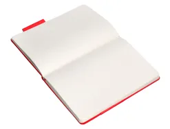 Carnet fermeture elastique antartik notes couverture rigide a5 papier uni ivoire 100 feuilles 80gr fsc coloris rouge