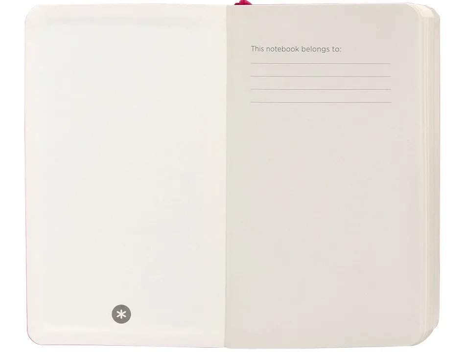 Carnet fermeture elastique antartik notes couverture souple a6 ligne 100 feuilles 80gr fsc coloris framboise