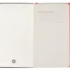 Carnet fermeture elastique rouge antartik notes couverture rigide a6 papier uni ivoire 100 feuilles 80gr fsc noir