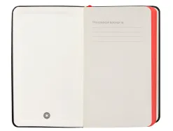 Carnet fermeture elastique rouge antartik notes couverture rigide a6 papier uni ivoire 100 feuilles 80gr fsc noir