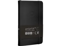 Carnet fermeture elastique antartik notes couverture rigide a6 ligne 100 feuilles 80gr fsc coloris noir
