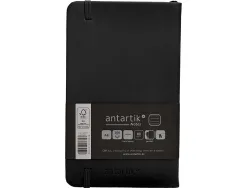 Carnet fermeture elastique antartik notes couverture rigide a6 ligne 100 feuilles 80gr fsc coloris noir