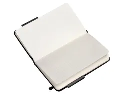 Carnet fermeture elastique antartik notes couverture rigide a6 ligne 100 feuilles 80gr fsc coloris noir